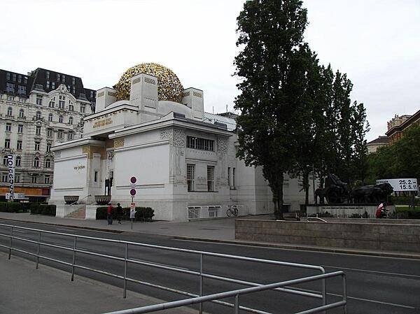 The Secession Building in Vienna, constructed 1897-98, was meant to be an "architectural manifesto" and exhibit hall for the Secession artists of Vienna (painters, architects, and sculptors who had rejected the conservatism of the prevailing artistic establishment). Secession style became a branch of Jugendstil (Art Nouveau).