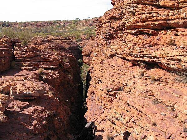 A view in Kings Canyon, a natural wonder in Australia's Outback.