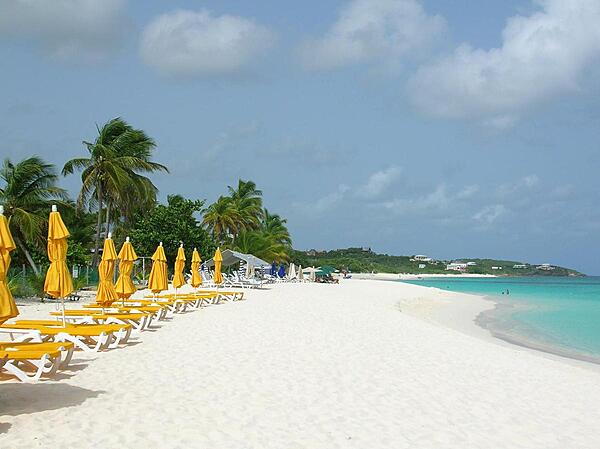 Shoal Bay beach is a popular choice of tourists and is located on the northern coast of the island.