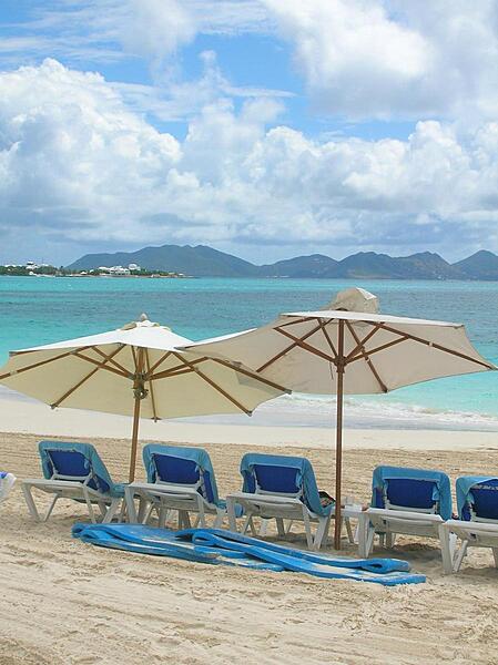 The land mass seen across Rendezvous Bay is the island St. Martin, which is separated from Anguilla by the Anguilla Channel. Rendezvous Bay houses the longest beach in Anguilla and is the site of the Battle of Anguilla (1796). The engagement took place during the Napoleonic Wars; the French were dispatched from St. Martin and landed on the beach of Rendezvous Bay. The invaders destroyed Anguilla's plantations, which by 1821 had almost entirely disappeared from the island. Although, the French were eventually routed by the British, the island's plantations never recovered, forcing many Anguillans into maritime occupations.