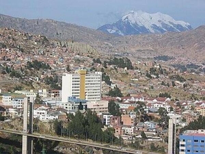 La Paz, the administrative capital of Bolivia, is the world's highest capital city (3,660 m; 12,005 ft). It was founded under the name Nuestra Senora de la Paz (Our Lady of Peace) in 1548 by Spanish conquistadores.