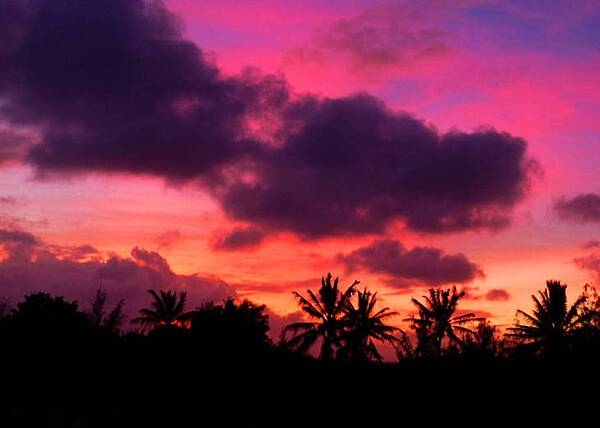 Glorious sunset at Johnston Atoll National Wildlife Refuge. Image courtesy of USFWS/Laura M. Beauregard.