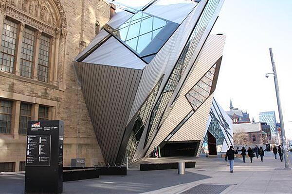 "The Crystal," the new entrance to the Royal Ontario Museum in Toronto. The ROM is Canada's largest repository of world culture and natural history.