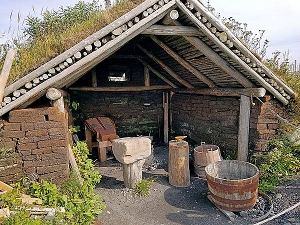 Replica storage building at L’Anse Aux Meadows.