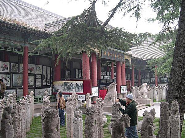 The Forest of Stone Stelae museum in Xi'an is located in what was formerly a Confucian temple. Some 3,000 inscribed stelae and stone carvings are housed at this site that has been called the "Cradle of Calligraphy."
