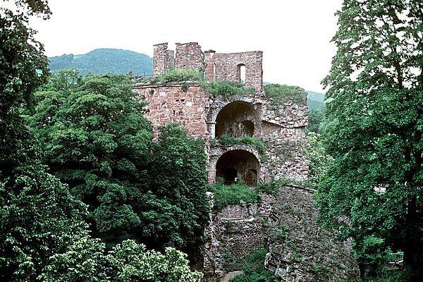 A few "air conditioned" rooms in the ruined section of Heidelberg Castle.