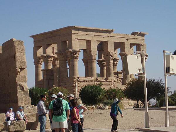 The birthing house of mammisi at the Temple of Isis on the island of Philae in the Nile near Aswan.