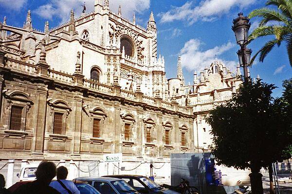 The Catedral de Santa Maria de la Sede (Cathedral of Saint Mary of the See) at Seville is the largest Gothic cathedral - and the third largest church - in the world.