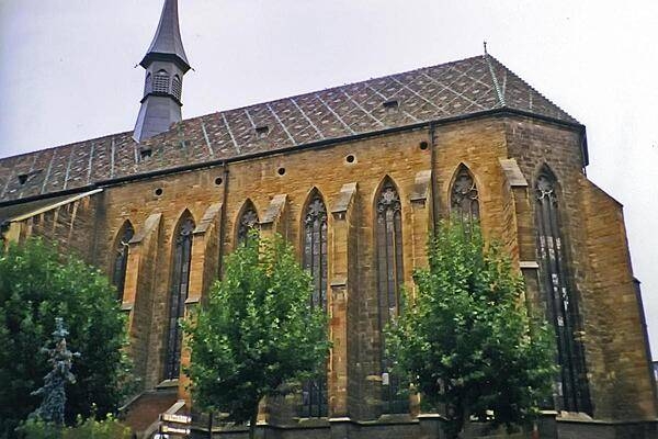 The Eglise Saint-Matthieu (Dominican Church of St. Matthew) in the Alsatian town of Colmar was built in the 13th century.