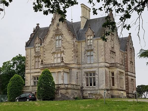 Chateau Lansessan in Cussac-Fort Medoc on the left bank of the Bordeaux wine region.