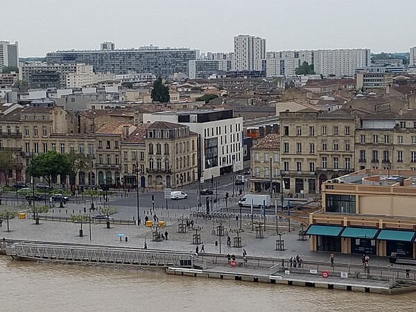 View of Bordeaux, the capital of the historic region of Aquitaine.