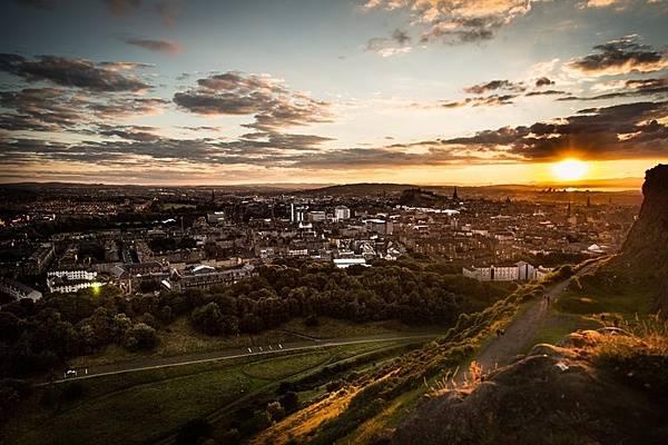 Overlooking the city of Edinburgh, Scotland on the eve of the Royal Edinburgh Military Tattoo in 2016. Photo courtesy of the US Army/ Spc. Joseph Agacinski.