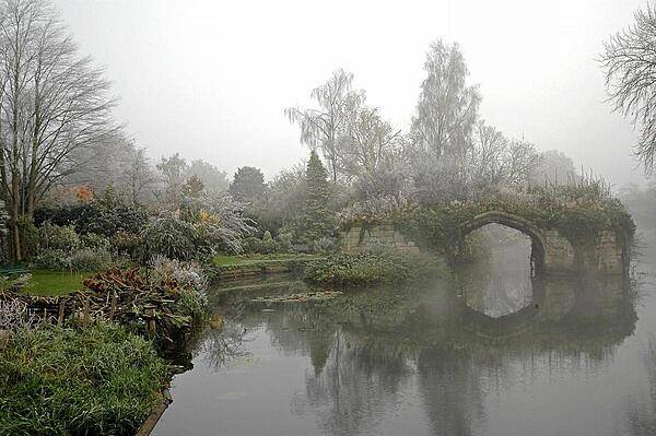 Old Bridge at Warwick Castle, Warwick, England, dates to the 11th century.