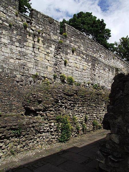 Substantial portions of York's city walls have been preserved. Although the Romans first constructed walls around the city (which they called Eboracum), most of the current walls date to medieval (12th-14th century) times.