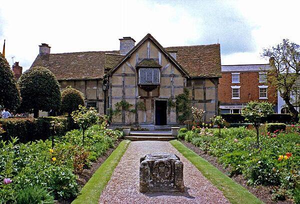 William Shakespeare's birthplace, Stratford-on-Avon, England.