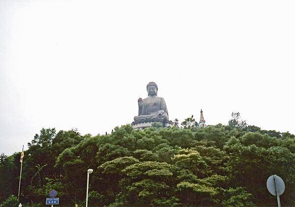 The Tian Tan Great Buddha on Lantau Island is the world's tallest outdoor seated bronze Buddha.