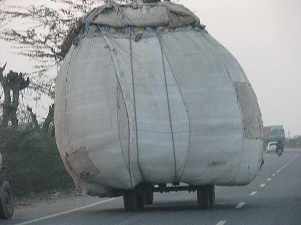 On the road from Delhi to Agra.