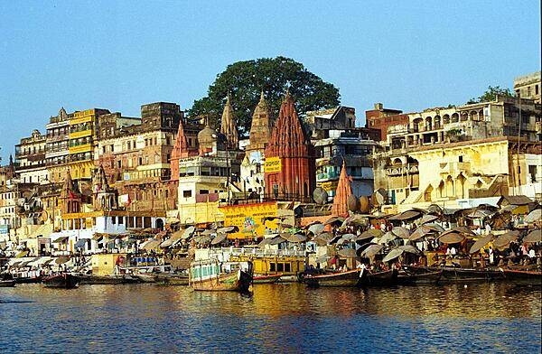 Varanasi, located on the west bank of the River Ganges in the state of Uttar Pradesh, is one of the oldest continuously inhabited cities in the world and is often referred to as the religious capital of India. Pilgrims journey to Varanasi to cleanse their spirits in the river.