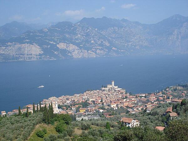 Malcesine is an old medieval town on the eastern shore of Lago di Garda, Italy's largest lake.