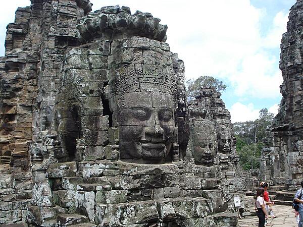 Another view of the Bayon temple. How many faces can you find?
