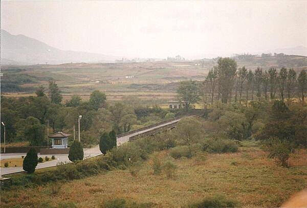 The "Bridge of No Return" in the Demilitarized Zone (DMZ) between North and South Korea was used for prisoner exchanges at the close of the Korean War.