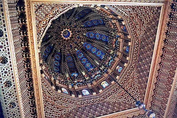 The dome of the Mohammed V Mausoleum in Rabat is breath-taking.