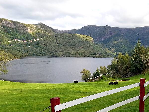 Countryside outside Bergen.