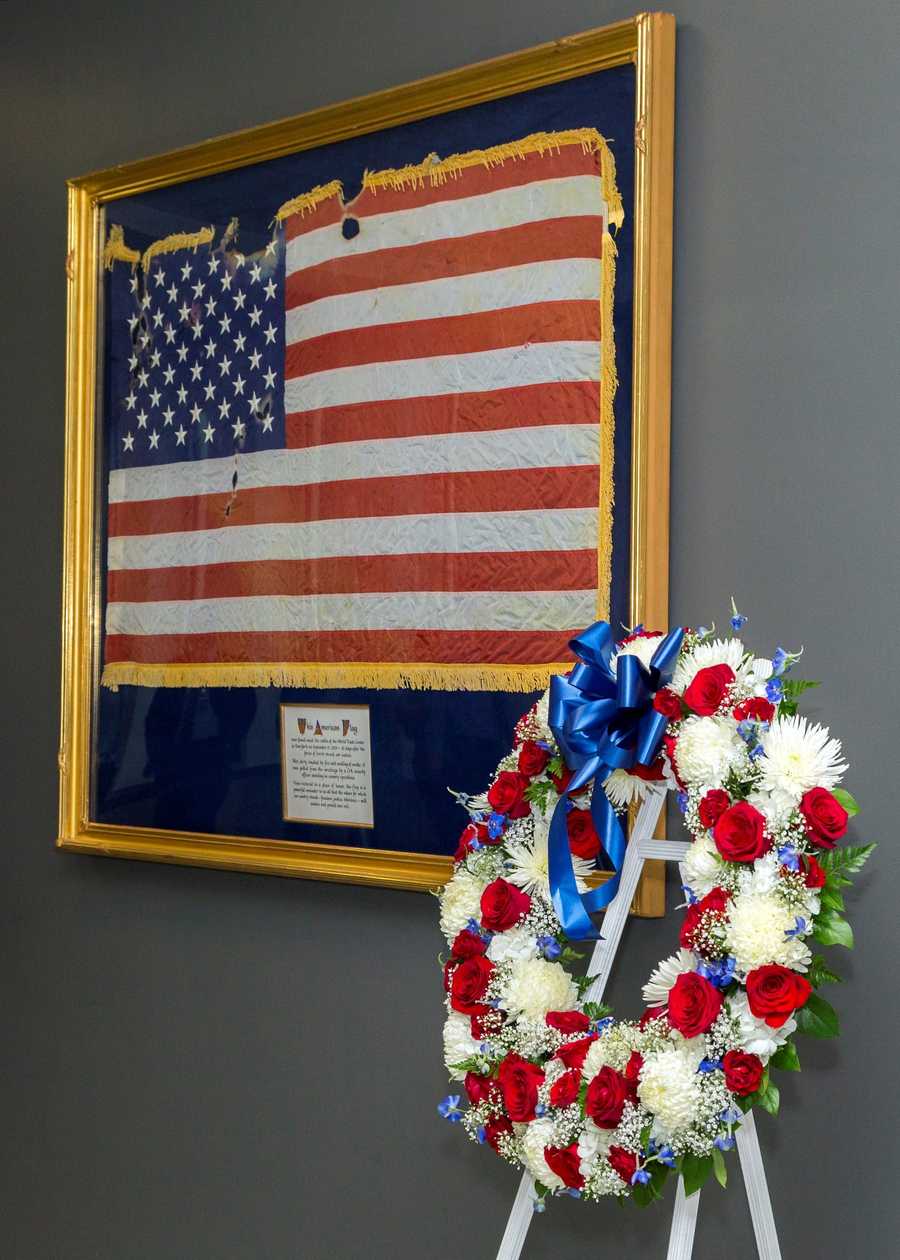 Huaca Pucllana is a great adobe and clay pyramid preserved in central Lima. Built from seven staggered platforms, it served as an important ceremonial and administrative center for the Lima Culture, a society that developed along the Peruvian central coast between the years A.D. 200-700. A display at the Huaca recreates a ritual offering vessel.