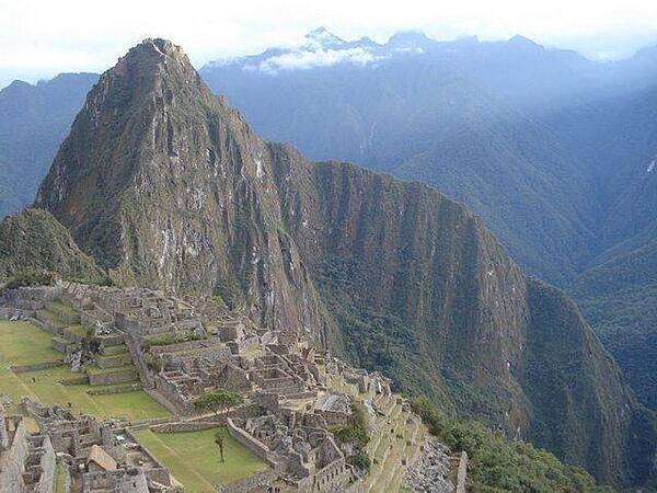 Machu Picchu is situated roughly 2,430 m (7,970 ft) above sea level.