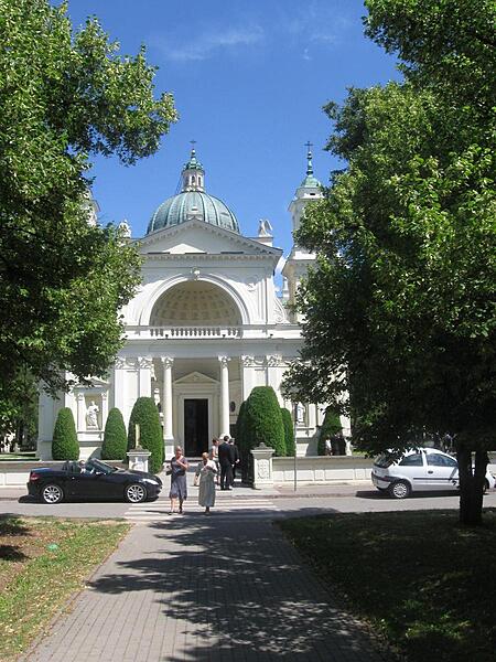 Saint Anne's Church outside the Palace at Wilanow in Warsaw.