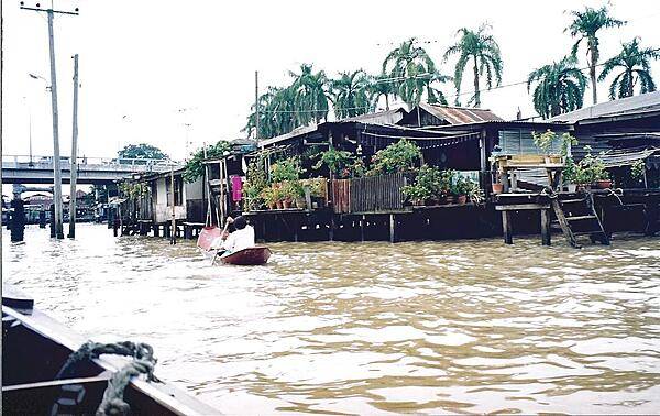 Canal view in Bangkok.