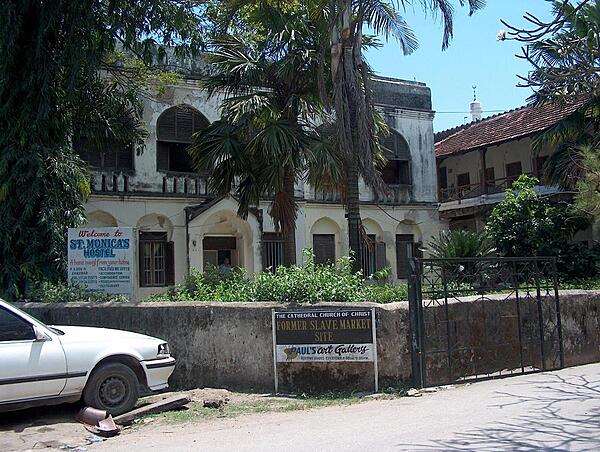 Site of former slave market, south of Stone Town.