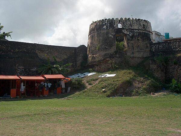 Old Arab Fort, western end of Mizingani Road, Stone Town.
