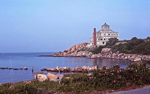 Seaside view at Gloucester, Massacusetts. Settled in 1623, the city - long a fishing and seafood center - claims to be America's oldest seaport.