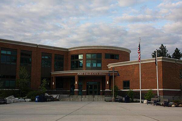 Post Falls City Hall and Civic Center in Idaho.