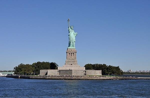 The Statue of Liberty on Liberty Island, New York. Photo courtesy of the National Park Service.