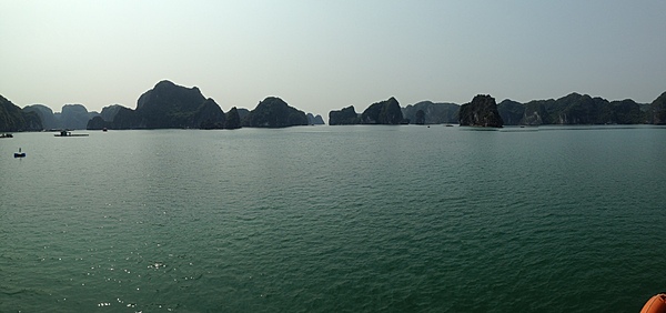 A view of some of the myriad small isles in La Han Bay.